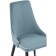 SHART on a metal frame Kora 1 metal/velor, black/blue 46.5x45x88 cm