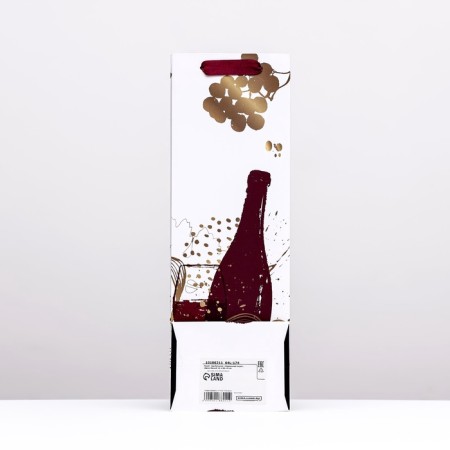 Package for the bottle "Perfect pair", black and white 12 x 36 x 9 cm-2