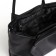 The bag is female, medium size, long belt, black color