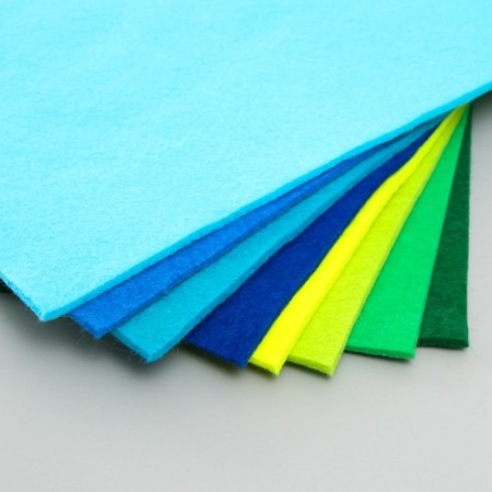 A set of soft felt "Astra" (8 pcs) Assorted, 3 mm, 400 gr. 20x30 cm-1