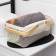 Universal rectangular basket LADOOM, 40 × 25 × 18.5 cm, white color