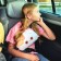 Li-Li car pillow, 24 x 15 x 8 cm