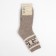Women's socks from the Mongolian wool "deer", gray color, size 23 (34-36)
