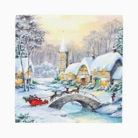 Set Ethel "Christmas Evening": a tablecloth 150x220 cm, with VGMO, salf. 40x40 cm - 12 pcs.-7
