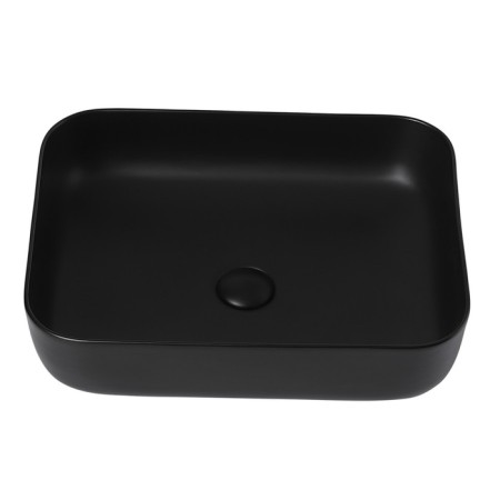 ABBER RECHTECK AC2202MB sink, overhead, 500x390x140 mm, black, matte-2