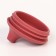 Drunker with a pipe Children's silicone "Try AGAIN", 200 ml., With handles, cherry color