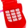 Musical phone "Panda", sound effects, works from batteries, mix