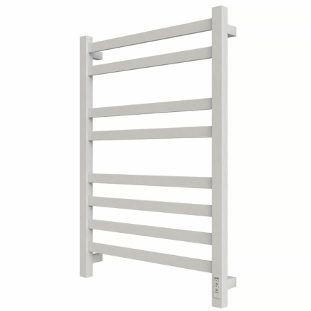 Electric towel Grois Bruno, 500x800 mm, 8 crossbars, lower, white-1