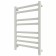 Electric towel Grois Bruno, 500x800 mm, 8 crossbars, lower, white