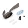Furniture hook Cappio Sea, two -rod, zinc, color graphite