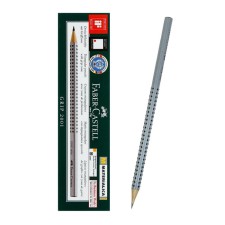Black-granographic pencil Faber-Castell Grip 2001 B Professional, three-sided case, massage checkers