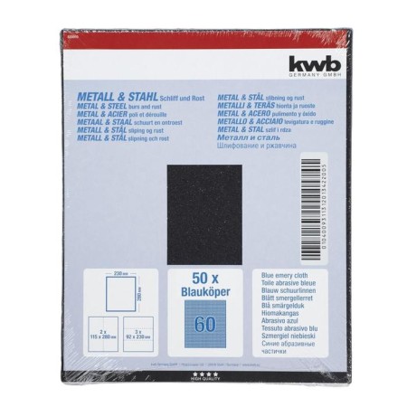 Folder paper KWB, K60, fabric, 230x280 mm, aluminum oxide-1