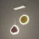 Suspension lamp "Dawn" LED 36W color 30x5x60cm