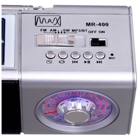 Portable radio receiver Max MR-400 silver-2