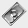 Stainless steel cover to gastro power 1/4, 26.5 × 16.5 cm thick 0.8 mm thick