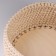 A set of knitted baskets, 3 pcs, polyester fiber, beige