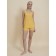 Female set, size l, yellow color