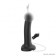 STRAP-ONE DILDO SEMI-REALISTIC Fallomitator with ejaculation function, black L, 18.2 cm