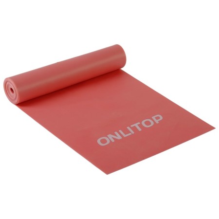 Эспандер ленточный для фитнеса ONLYTOP, 150х15х0,04 см, 10 кг, цвета МИКС-11