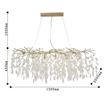 Brillo Suspension High School 500 mm, E14 400W-2