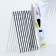 A set of fiber sticks for aromatic diffuser, 25x0.3 cm, 10 pieces, black