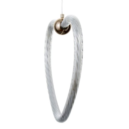 Lamp Bayerlux "Heart" LED 36W gold 46x6x35-120 cm-5