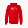 Hoody President Sports. Hockey, size m, red color