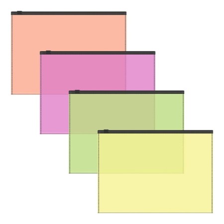 The convert folder on the A5+, 140 μm, Erichkrause "Fizzy Neon", translucent, mix