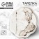 Ceramic plate "White Marble", 27 cm, white color