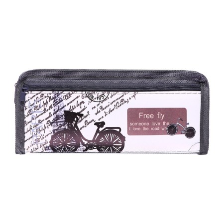 School Penal on a zipper 2 branches "Bicycle", mix-7