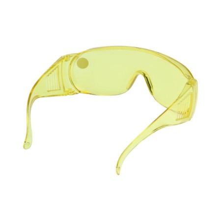 Protective scrap glasses, yellow, open type, shockproof material-1