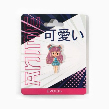 Brooch "Cute", 2.9 x 4.9 cm-2