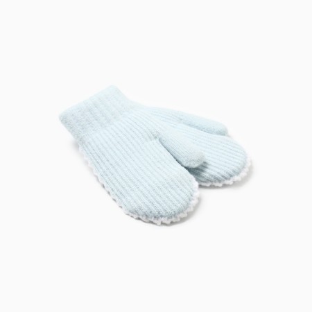 Baby mittens minku, Blue color, 18 cm-1