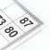 Lotto cards, 22 x 8 cm, set 24 pcs
