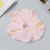 Hair gum "Orbit" style leaves, 14 cm, pink