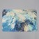 Bathroom mat “Cosmos”, 50 × 80 cm, blue color