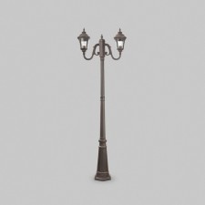 Garden-Park lamp Outdoor O028FL-03BZ, 2x60W, 67.5x26x210 cm, E27, Antik bronze color