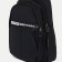 Male sling bag from textiles, headphone opening, black color