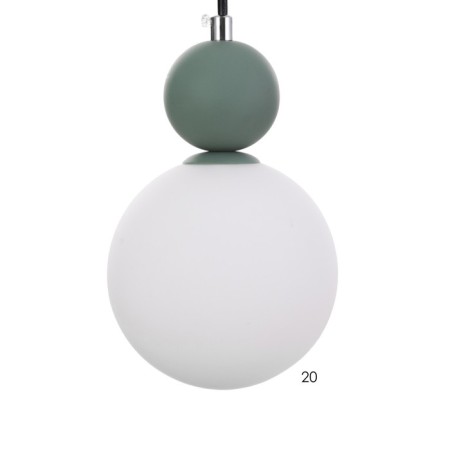 Lamp "ALVA" G9 40W green 12x12x18-118 cm-5