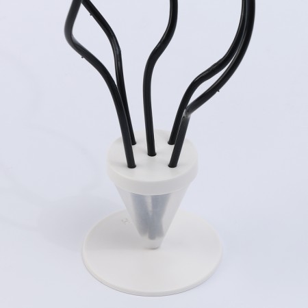 Set "wave", wand+holder+stand, set of 5 pcs., Black-2