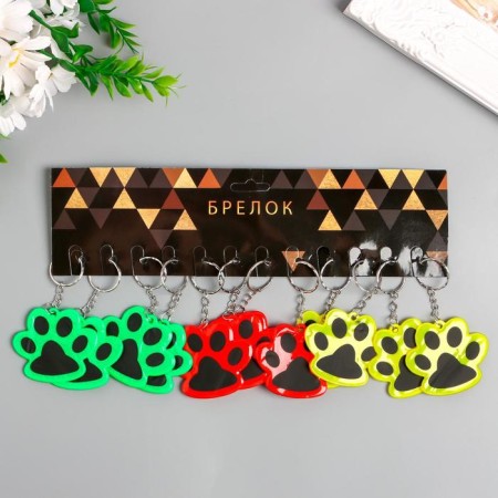 Browler plastic reflective "paw" mix 5.5x5 cm-4