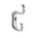 Hook furniture tundra TKD010, two -rod, chrome, 10 pcs TMP