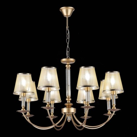 Suspended EVOLUCE lamp. Sle1115-203-08. Vinci. 8x60 watts, E14, 80x80x52 cm, color pink gold-1