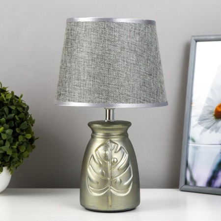 Table lamp 16882/1GR E14 40W gray 20x20x34 cm Risalux