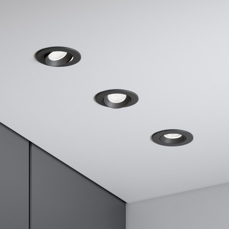 Introduced LED LED Elektrostandard, Even, 86x86x67 mm, 7W, LED, 680LM, 4000K, black color black-4