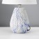 Hand lamp with lampshade Risalux "Andres", E14, 40 W, white-blue, 20 × 20 × 31.5 cm