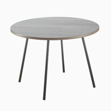 Coffee table "Standard", black ash, d = 650 mm