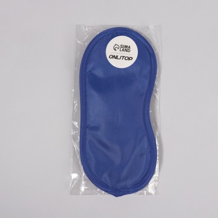 Mask for sleeping "plain", 18.2 × 8.5 cm, double elastic, color mix-5