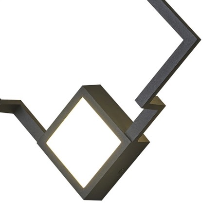 Wall lamp Mantra Boutique, Led, 1150lm, 3000k, 260x75x260 mm, black color black-1