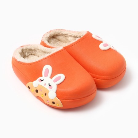 Baby slippers, size 28-29, orange color-4